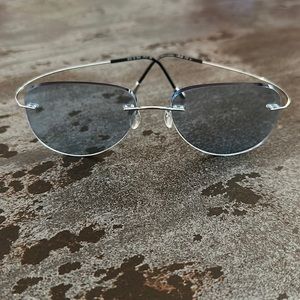 Silhouette glasses rimless frames silver 5615